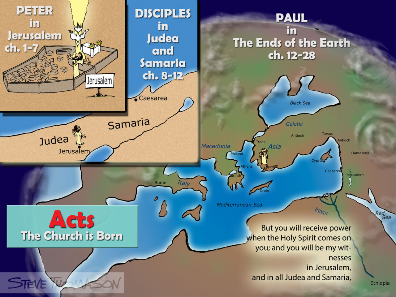 Acts Overview | A Cartoonist's Guide to the Bible