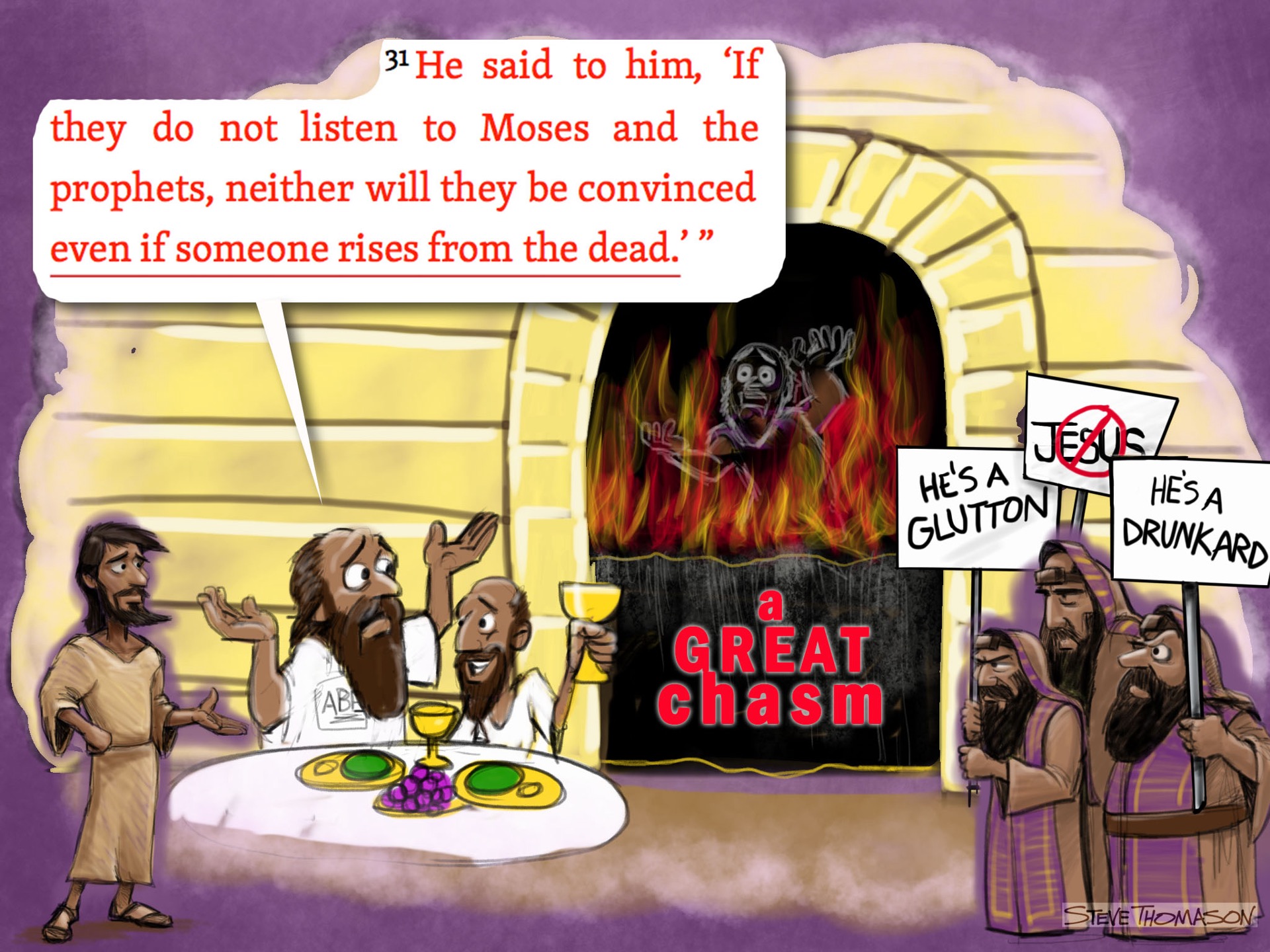 The rich man and lazarus luke 16