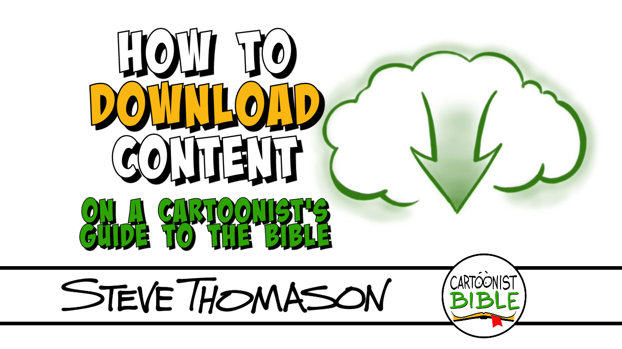 How to Download Content on Cartoonist’s Bible (1)