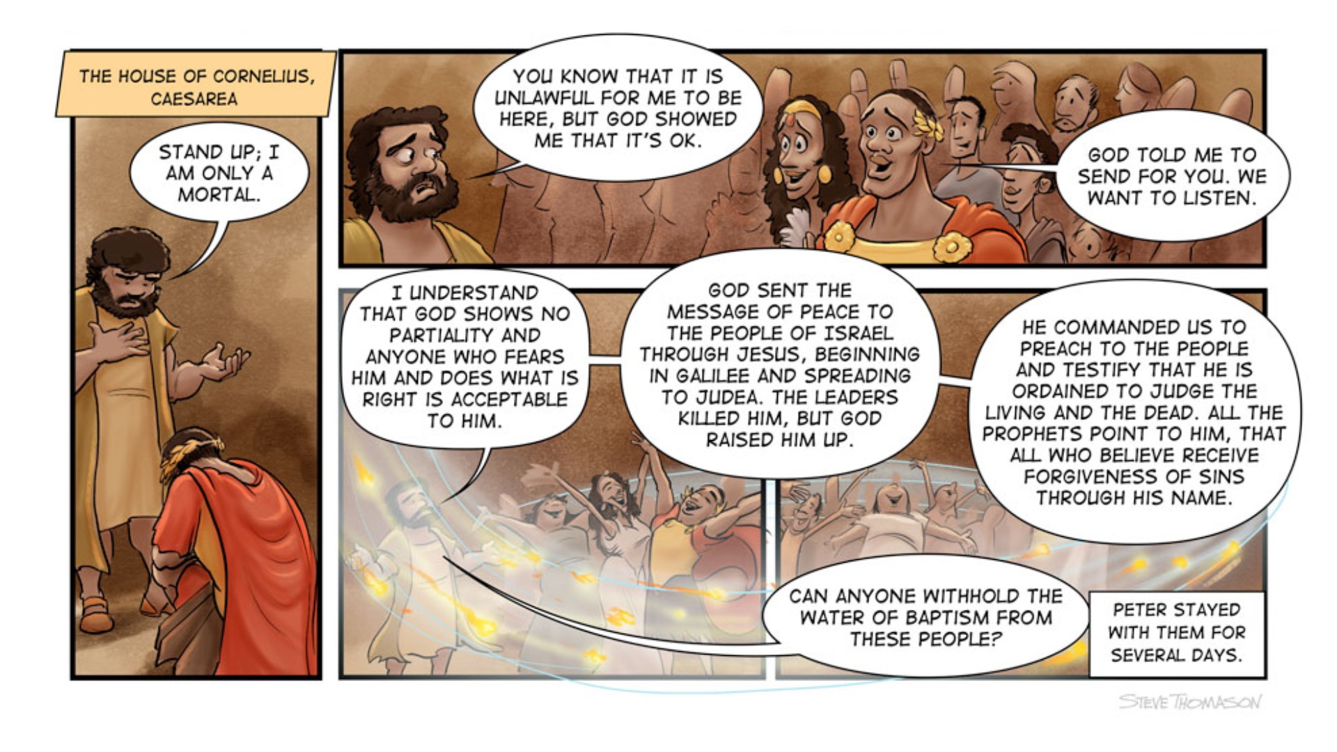 Acts 10_23-48 Alpha and Omega Revelation 1_4-8